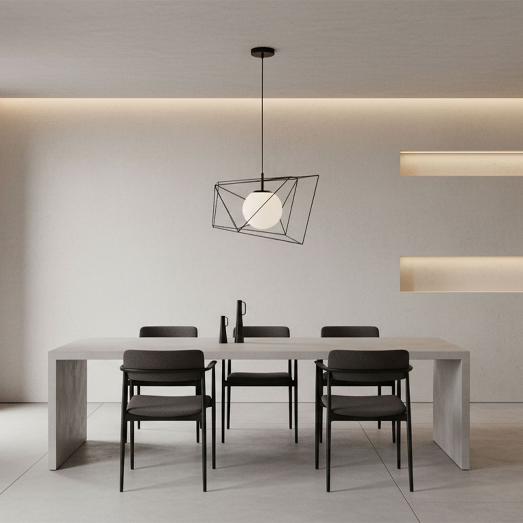 Toolight, závesná stropná lampa 1xE27 APP1022-1CP, čierna-biela, OSW-06112