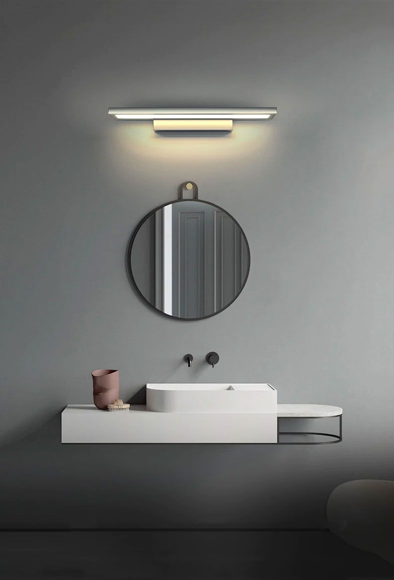 Toolight, LED kúpeľňové svietidlo nad zrkadlo 40cm APP839-1W, chrómová, OSW-06689
