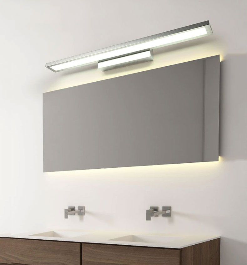 Toolight, LED kúpeľňové svietidlo nad zrkadlo 40cm APP839-1W, chrómová, OSW-06689