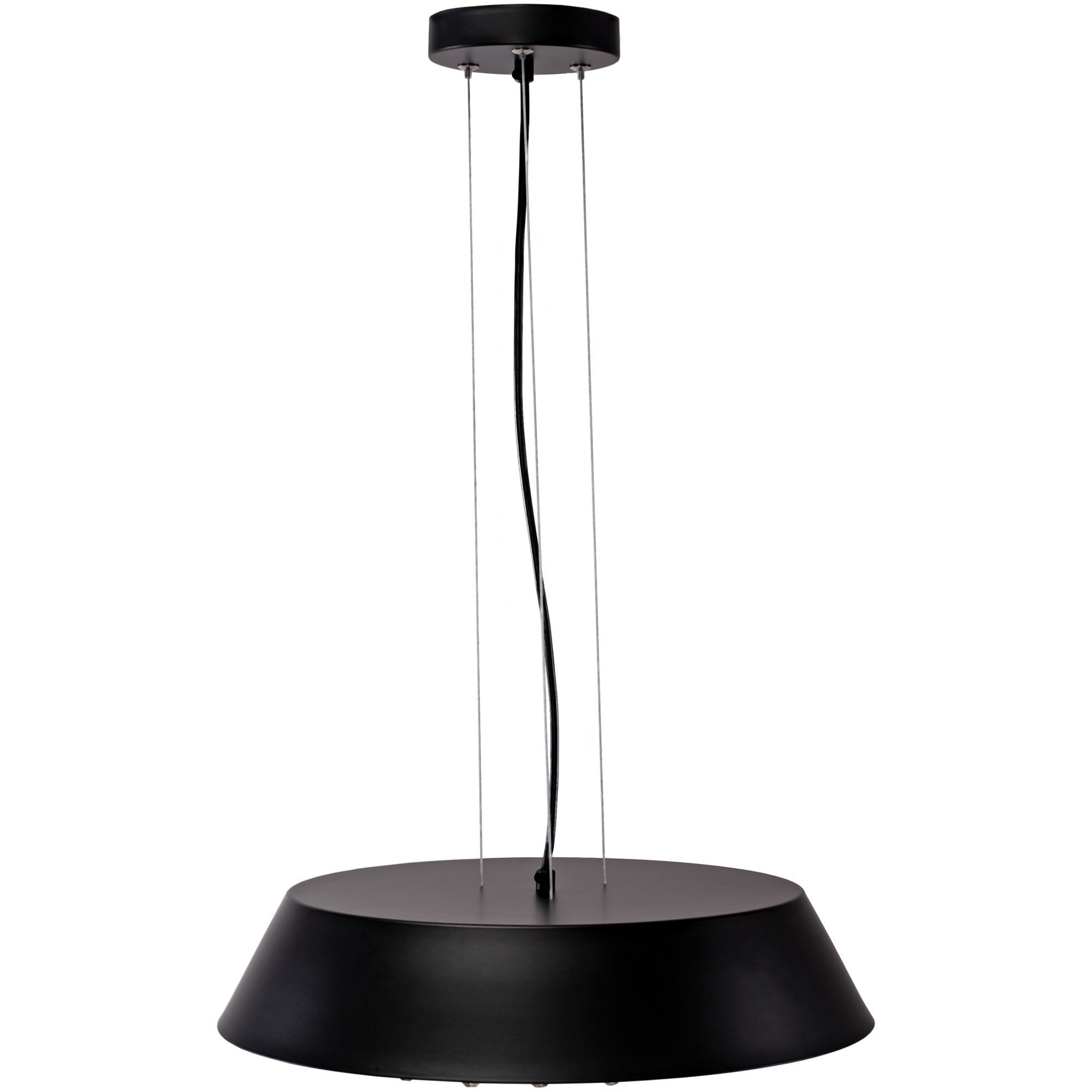Toolight, LED závesné svietidlo Cristal 20W APP1028-CP, čierna, OSW-01233