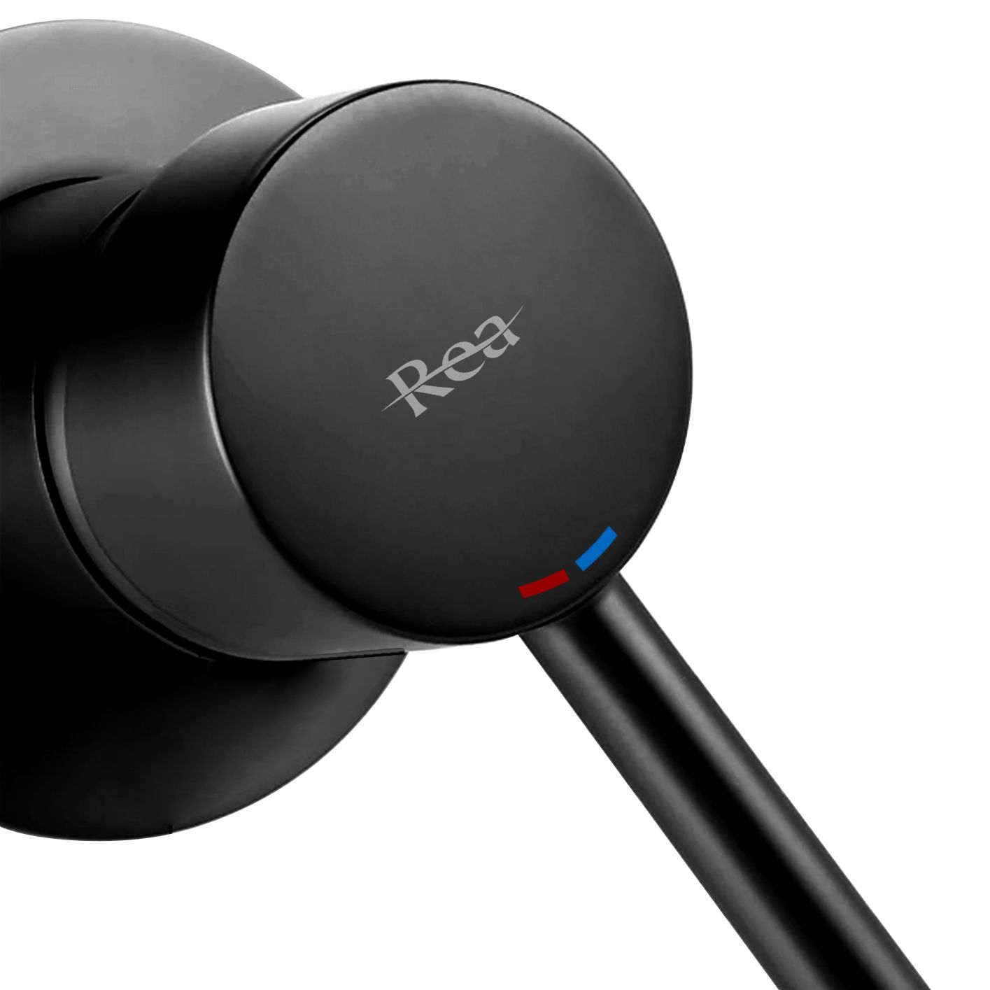 Rea Lungo Long, podomietková umývadlová/vaňová batéria + BOX, čierna matná, REA-B0371