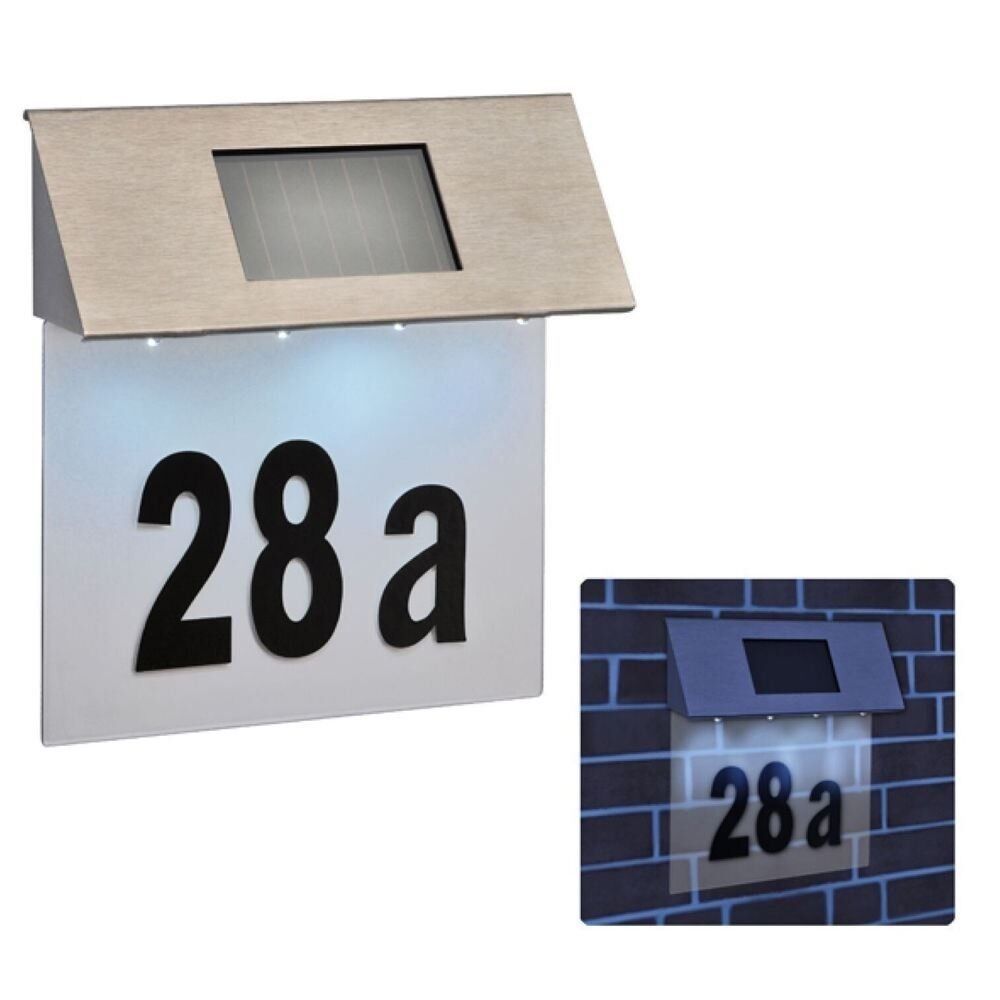 Bluegarden, LED solárne osvetlenie pre označenie domov 180x190 mm GA1049B, OGR-00112