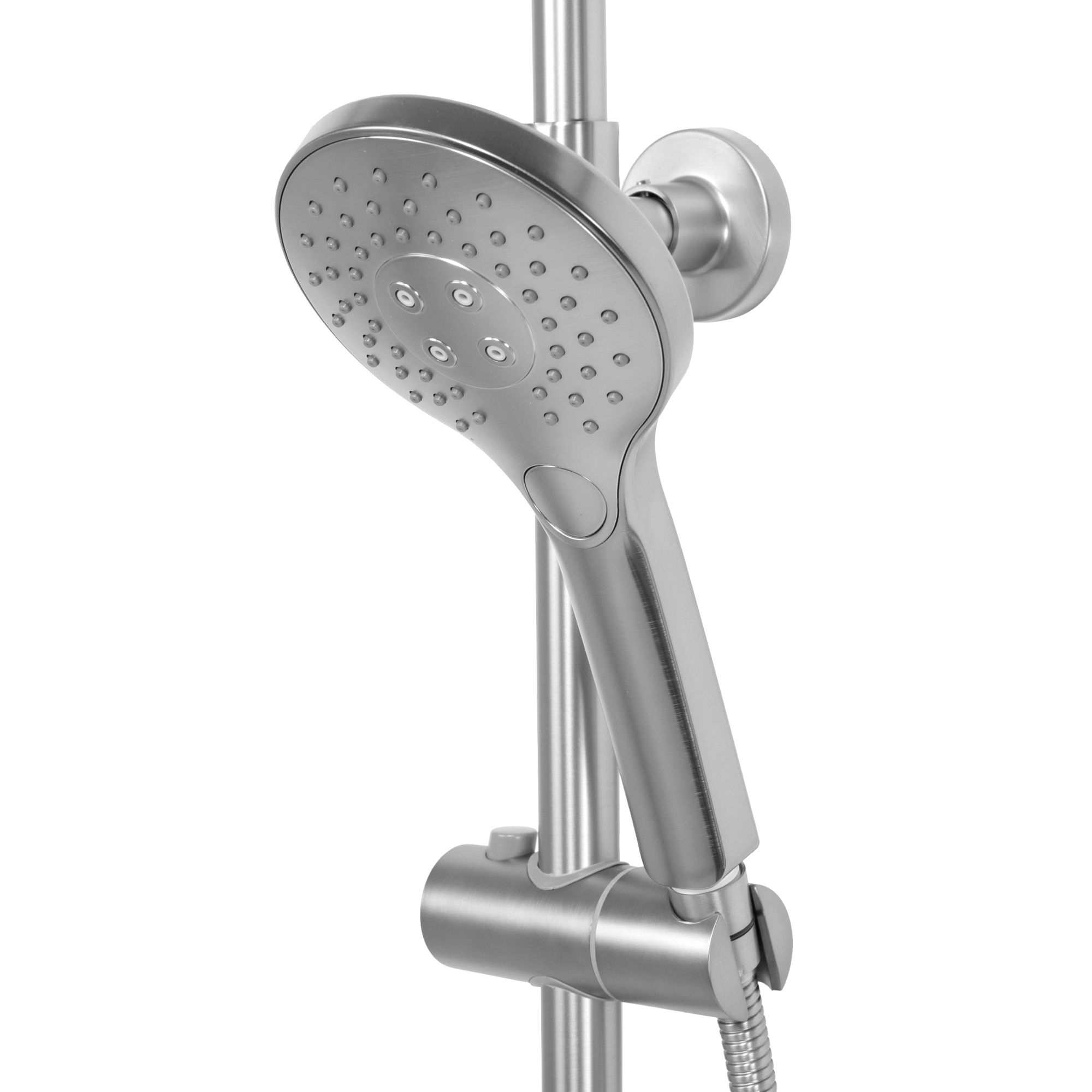 Rea Vincent, sprchový set s termostatickou batériou a dažďovou hlavicou 25cm, nikel matný, REA-P6603