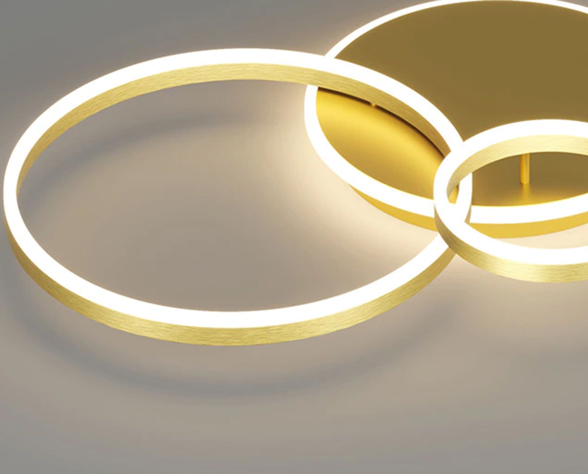 Toolight, LED stropné svietidlo APP1057-C, zlatá, OSW-08884