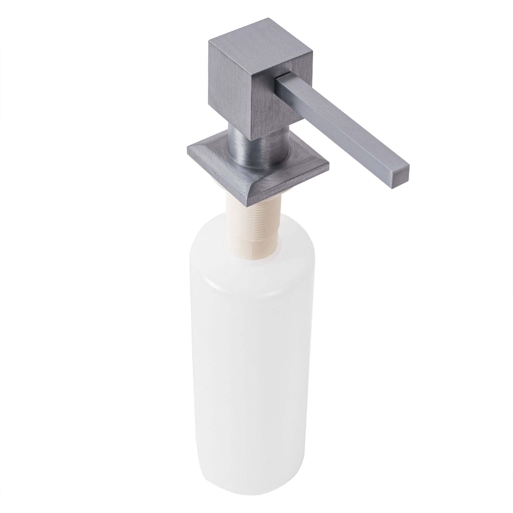Rea, drezový dávkovač saponátu 300 ml, oceľová, BAT-05012
