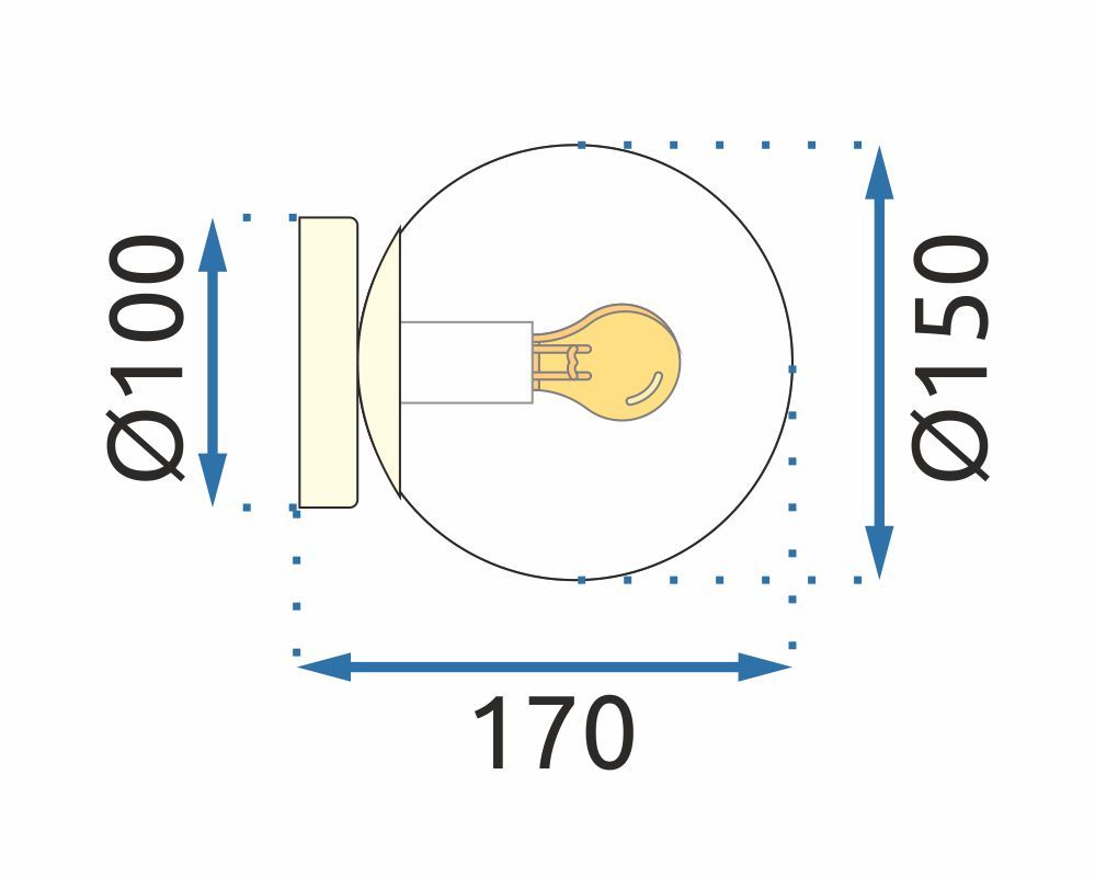 Toolight, stropné svietidlo 1xE14 APP1156-1C, zlatá lesklá, OSW-40009