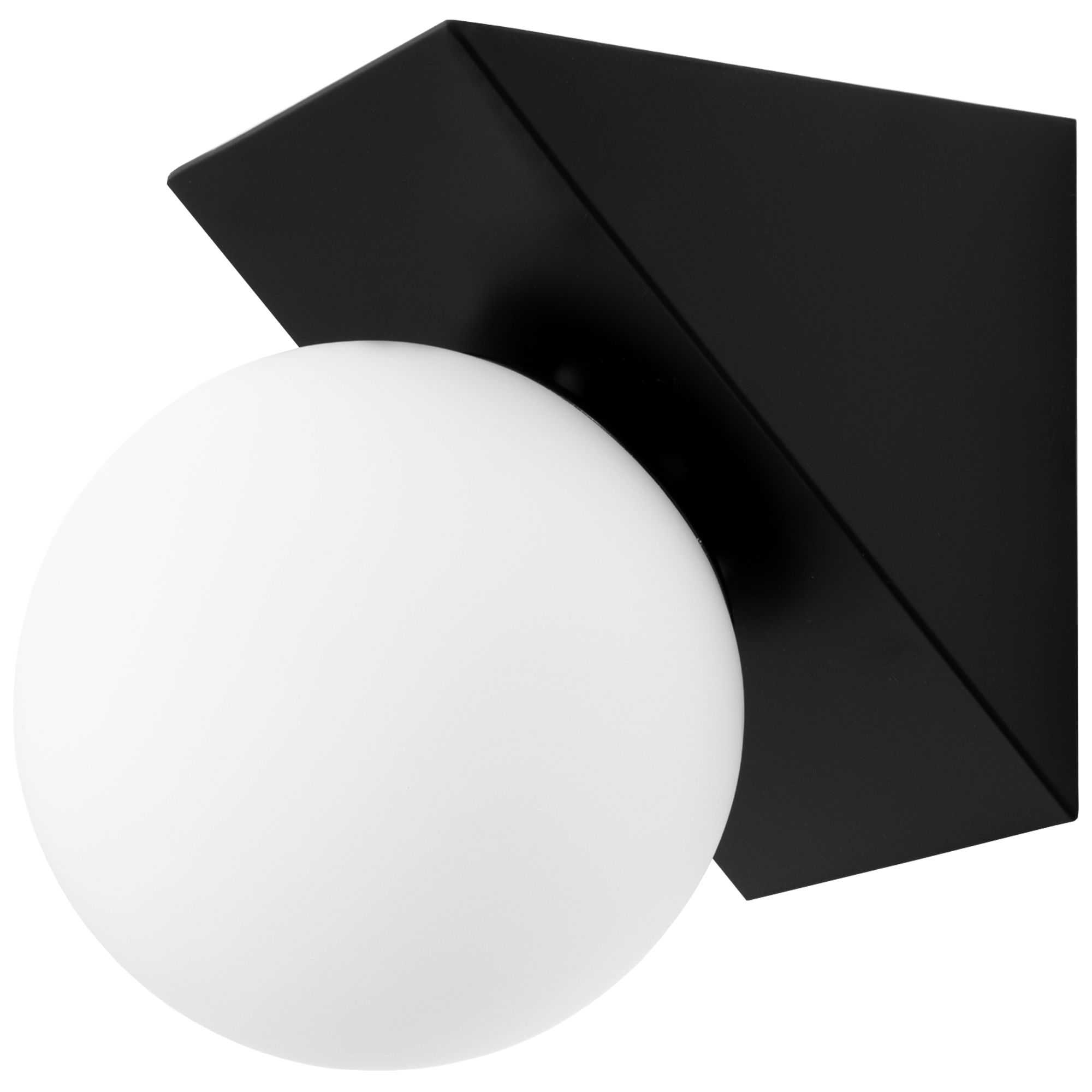 Toolight, nástenné svietidlo 1xE27 APP1227-1W, čierna matná, OSW-40116