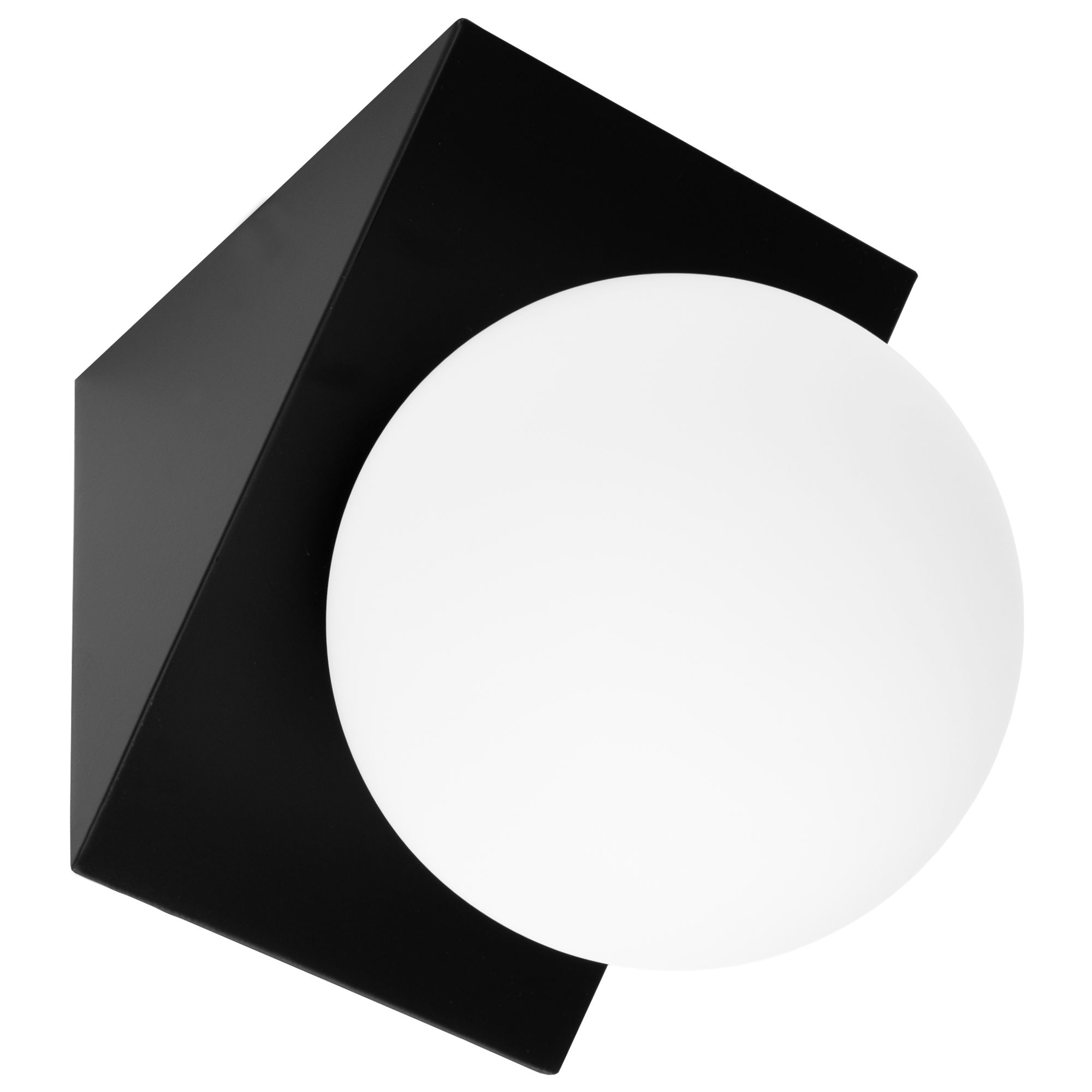 Toolight, nástenné svietidlo 1xE27 APP1227-1W, čierna matná, OSW-40116