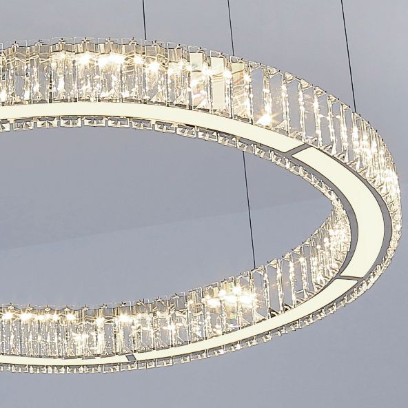 Toolight, LED závesné svietidlo 24W 4000lm APP1079-CP, zlatá, OSW-08891