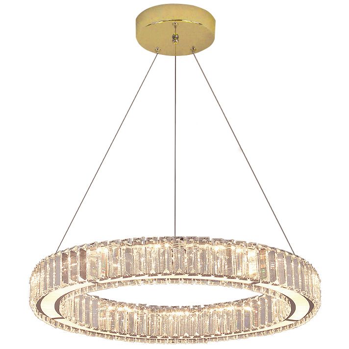 Toolight, LED závesné svietidlo 24W 4000lm APP1079-CP, zlatá, OSW-08891