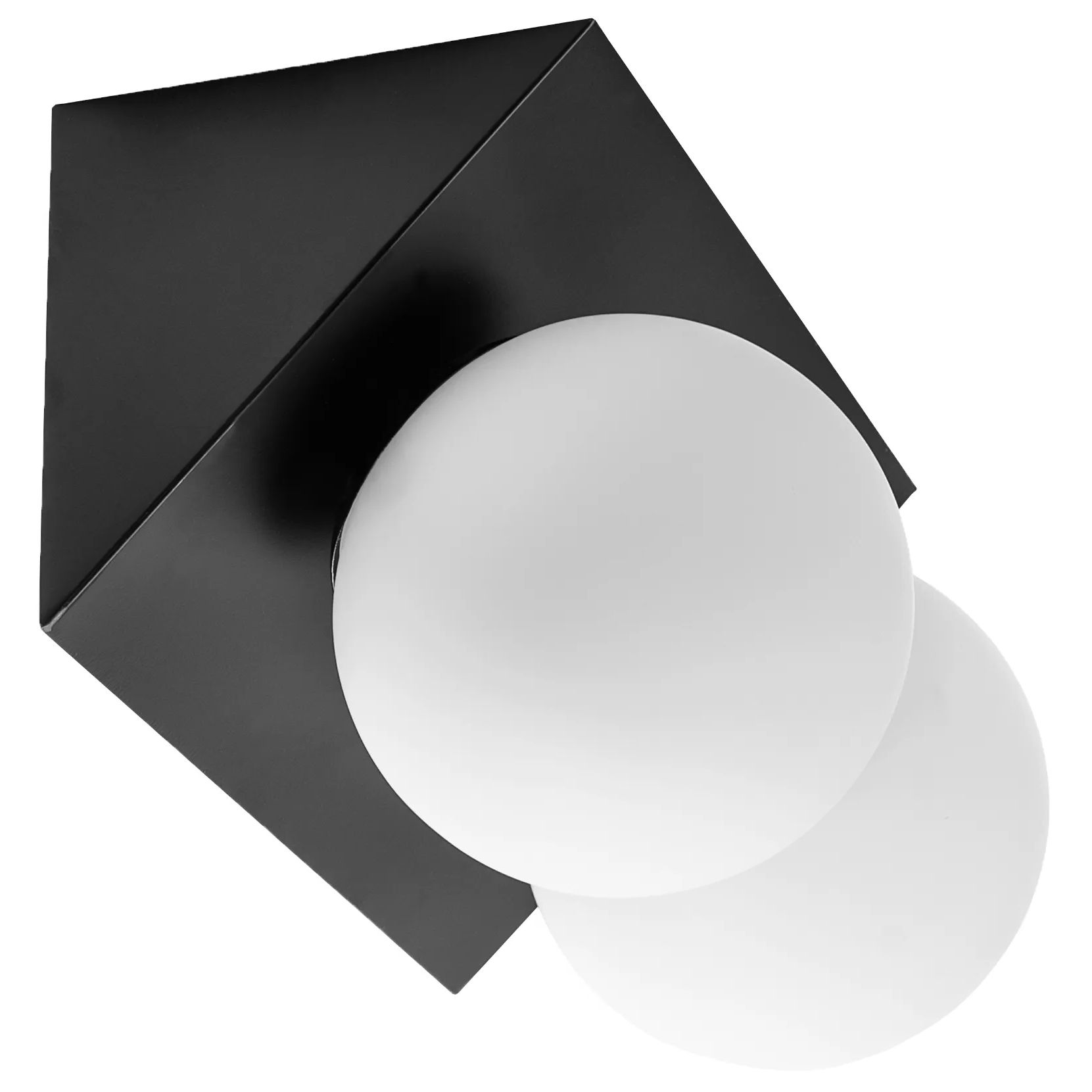 Toolight, nástenné svietidlo 2xE27 APP1229-2W, čierna matná, OSW-40118