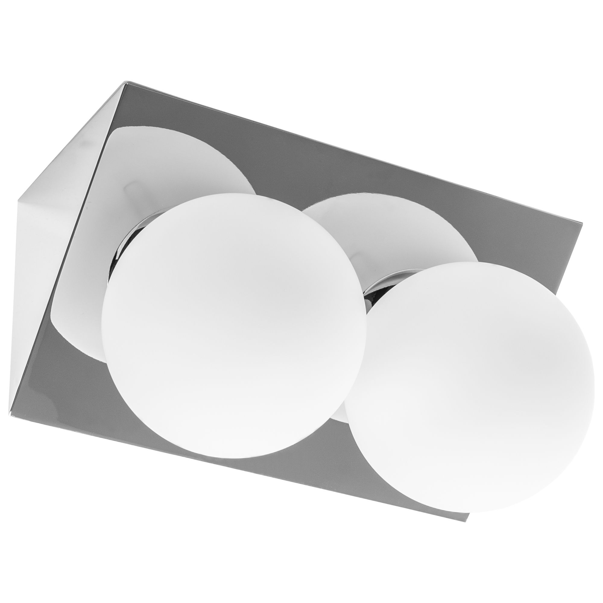 Toolight, nástenné svietidlo 2xE27 APP1228-2W, chrómová, OSW-40117