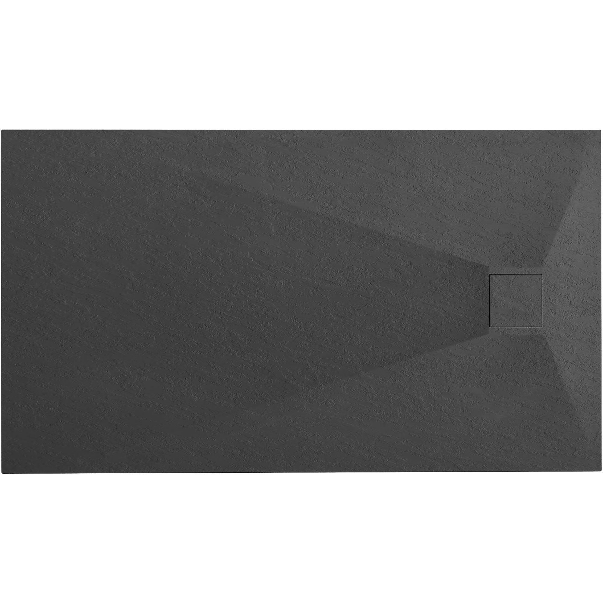 Rea Magnum Black, SMC sprchová vanička 120x80x2,5 cm, čierna, REA-K3331