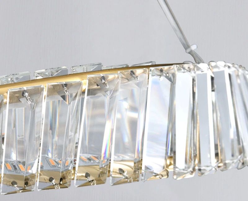Toolight, LED krištáľová lampa 42W APP1064-1CP, zlatá, OSW-00676