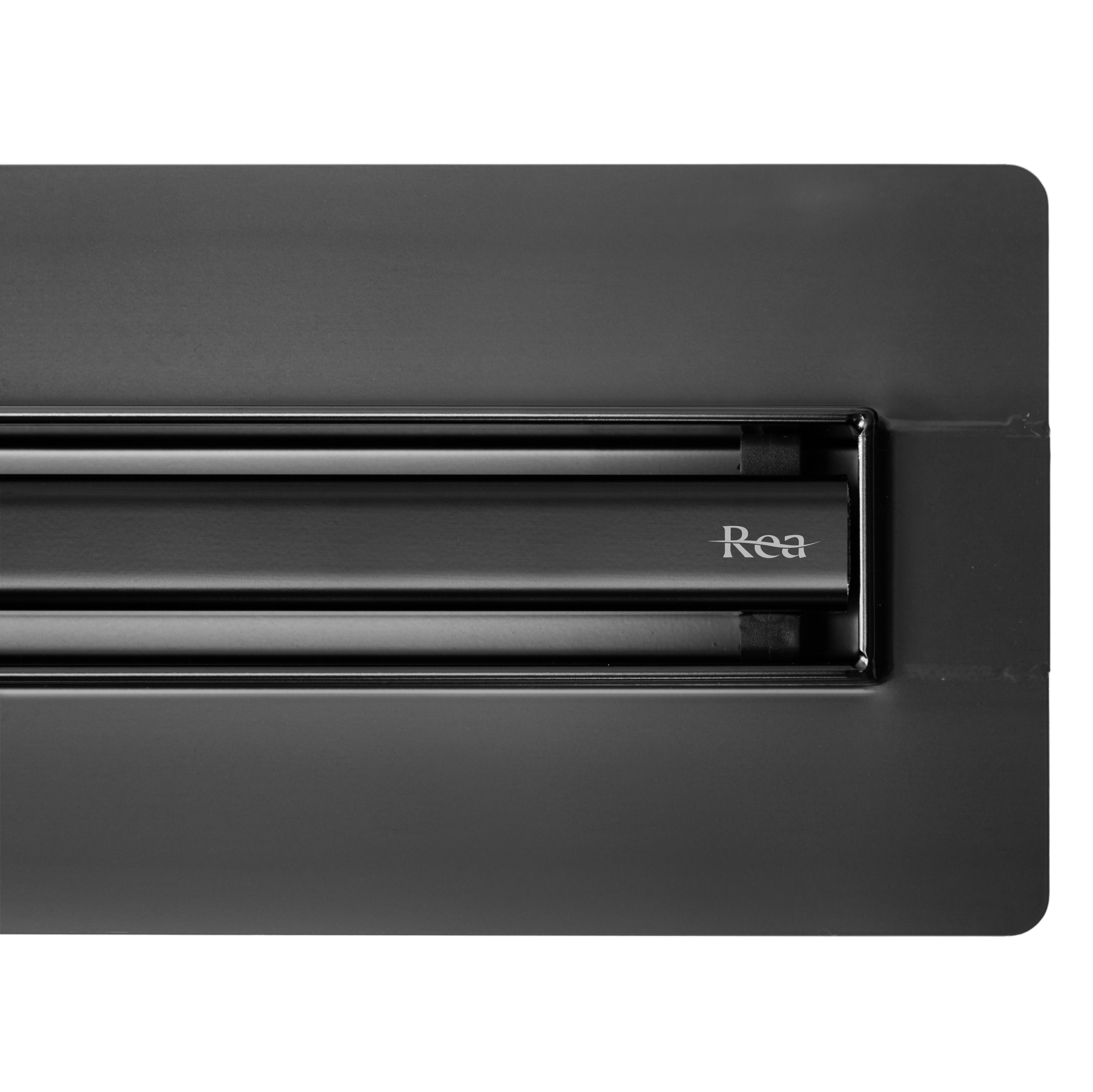 Rea Neox Slim Pro, sprchový odtokový žľab 60cm, čierna matná, REA-G2700