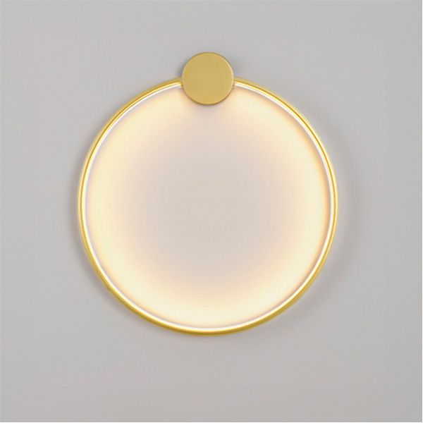 Toolight, LED nástenné svietidlo 30cm 13W APP1384-CW, zlatá lesklá, OSW-00938
