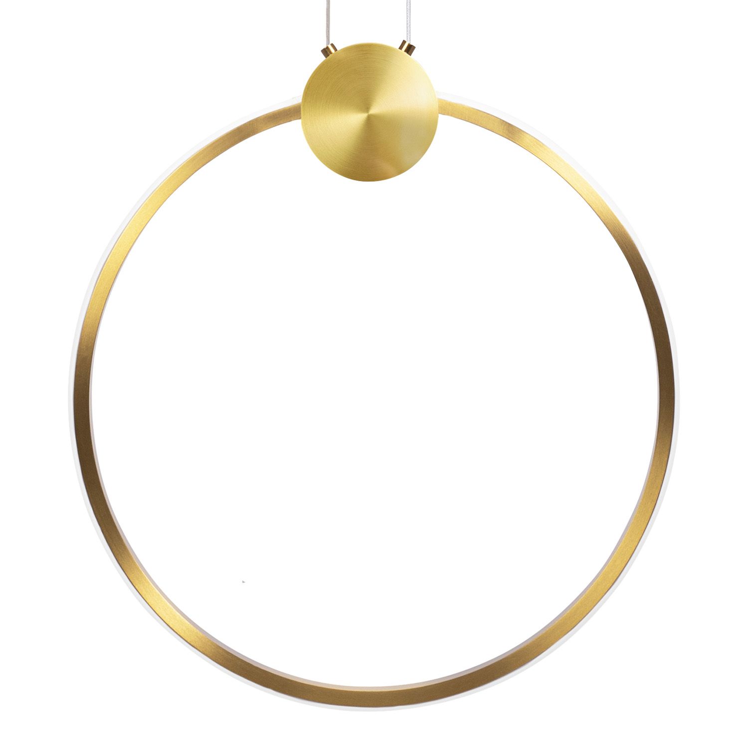 Toolight, LED stropné svietidlo 40cm 17W 4000K APP1397-CP, zlatá matná, OSW-00955