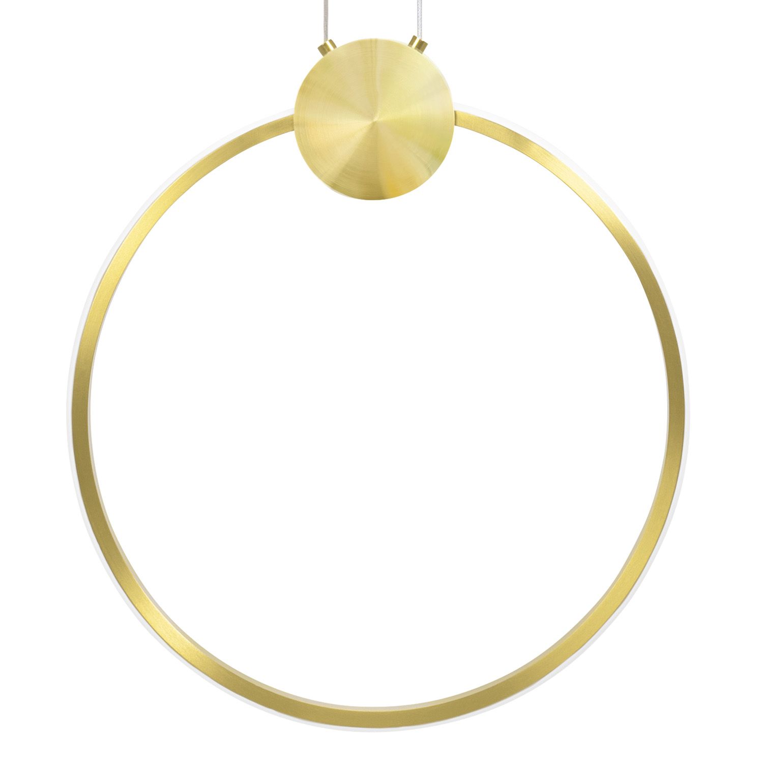 Toolight, LED stropné svietidlo 30cm 13W 4000K APP1393-CP, zlatá lesklá, OSW-00919