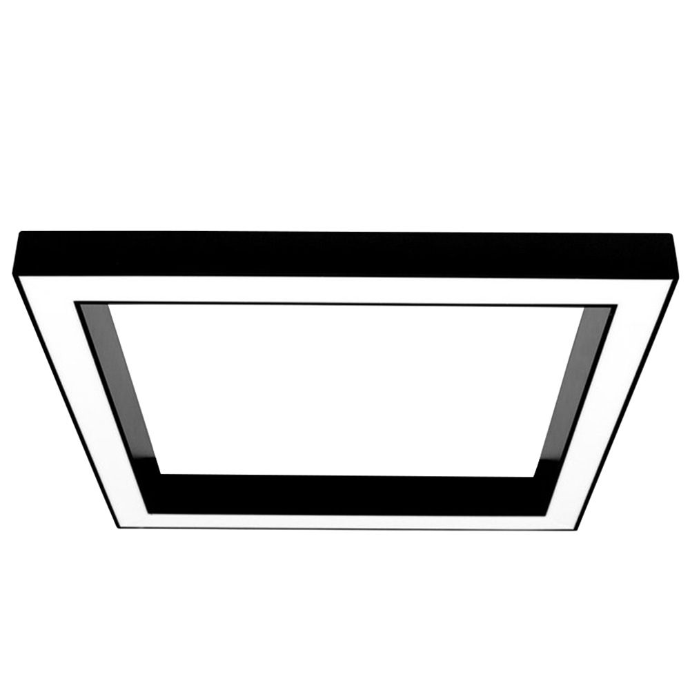 Toolight, LED stropné svietidlo 60x60x5 cm 36W 4000K APP1284-C, čierna, OSW-00942