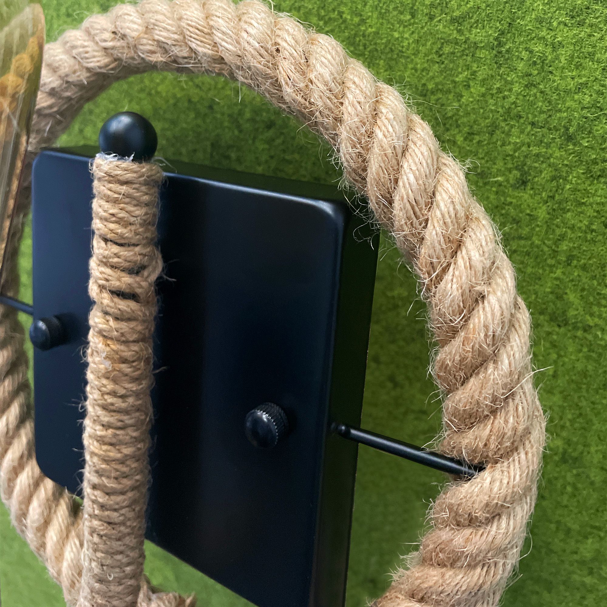 Toolight, nástenné svietidlo 1xE27 APP1465-1W, čierna-hnedá, OSW-02419