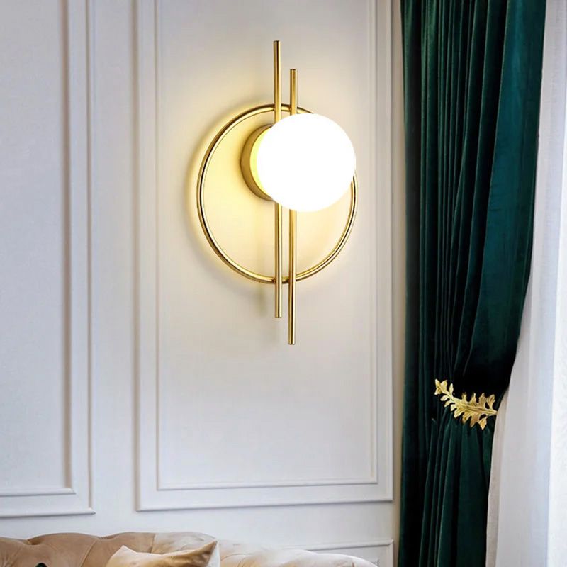 Toolight, LED nástenné svietidlo 50cm APP1436-W, zlatá, OSW-05052