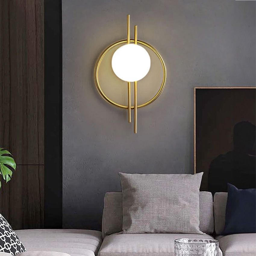 Toolight, LED nástenné svietidlo 50cm APP1436-W, zlatá, OSW-05052