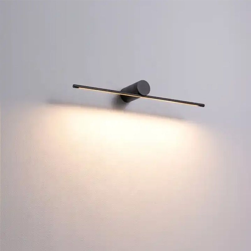 Toolight, LED nástenné svietidlo 40cm 6W 4000K APP1341-W, čierna, OSW-02431