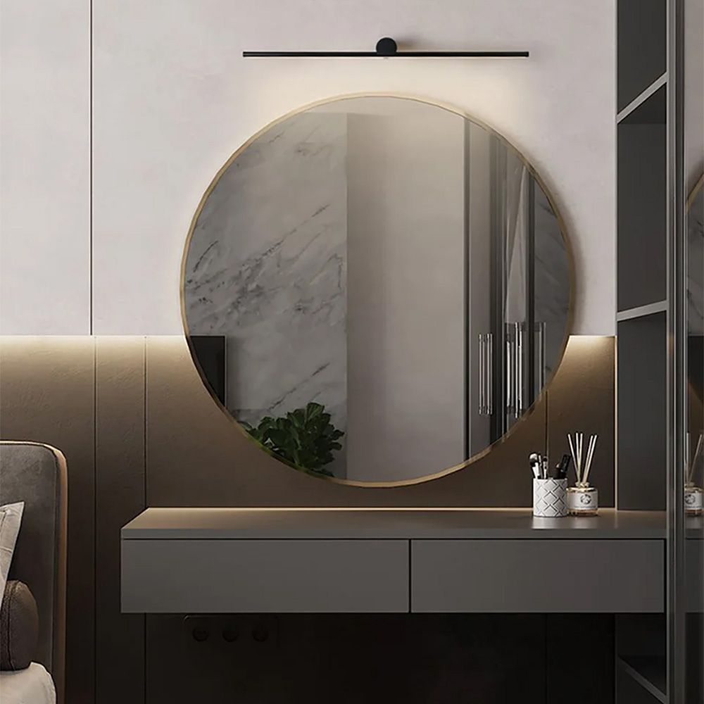 Toolight, LED nástenné svietidlo 40cm 6W 4000K APP1341-W, čierna, OSW-02431