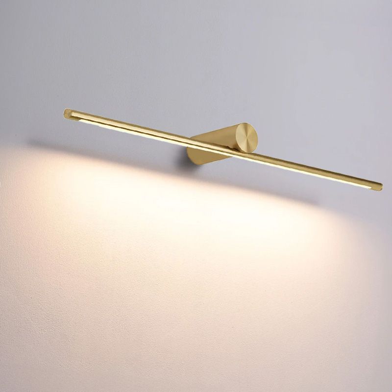 Toolight, LED nástenné svietidlo 60cm 9W 4000K APP1348, zlatá matná, OSW-02438
