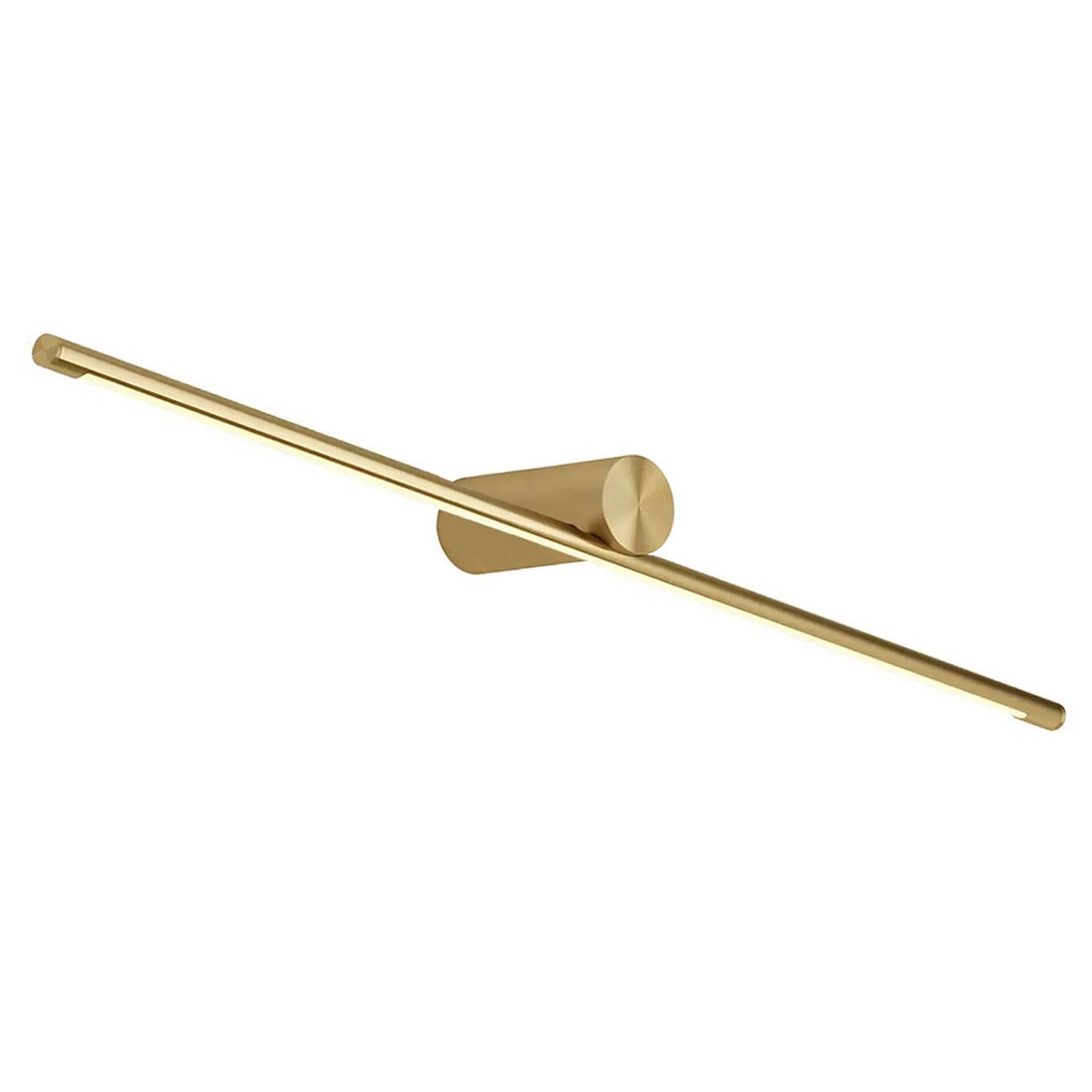Toolight, LED nástenné svietidlo 60cm 9W 4000K APP1348, zlatá matná, OSW-02438