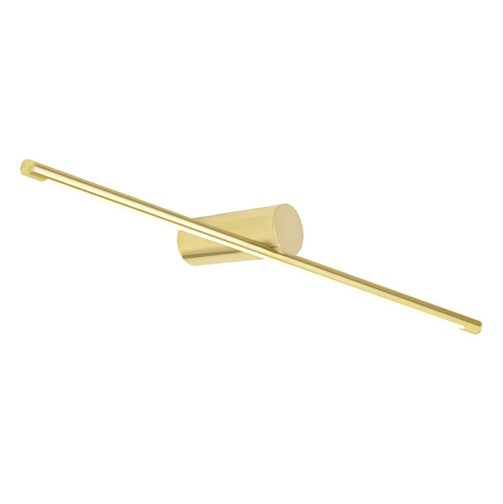 Toolight, LED nástenné svietidlo 40cm 6W 4000K APP1344-W, zlatá lesklá, OSW-02434