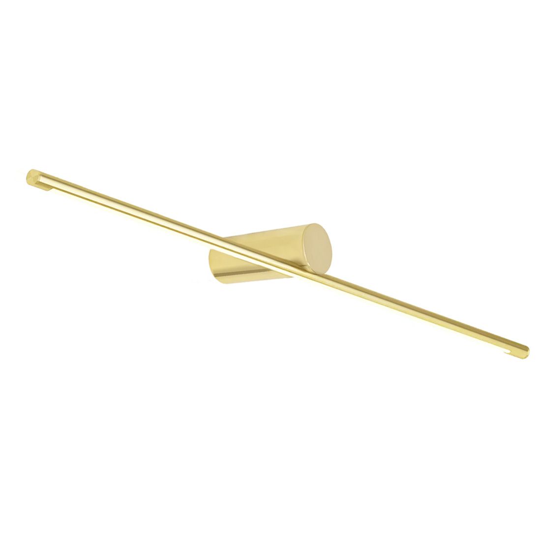 Toolight, LED nástenné svietidlo 60cm 9W 4000K APP1345-W, zlatá lesklá, OSW-02435