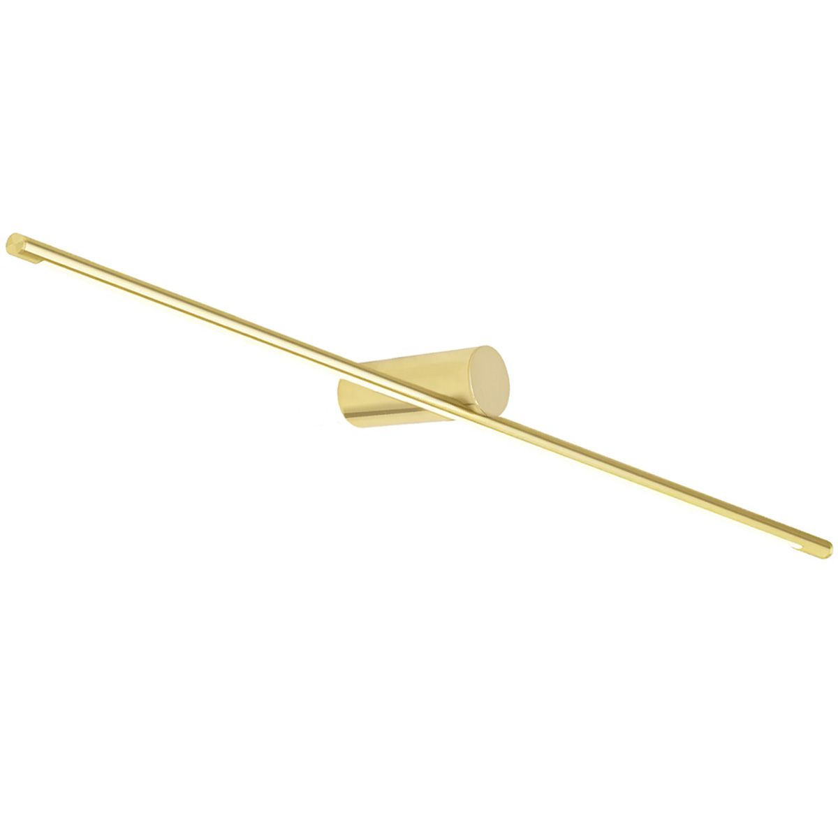 Toolight, LED nástenné svietidlo 80cm 13W 4000K APP1346-W, zlatá lesklá, OSW-02436