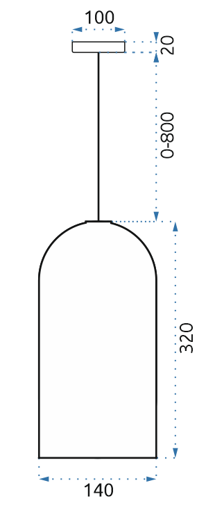 Toolight Fox B, závesná lampa 1xE27 APP196-1CP, čierna-ružové zlato, OSW-00177