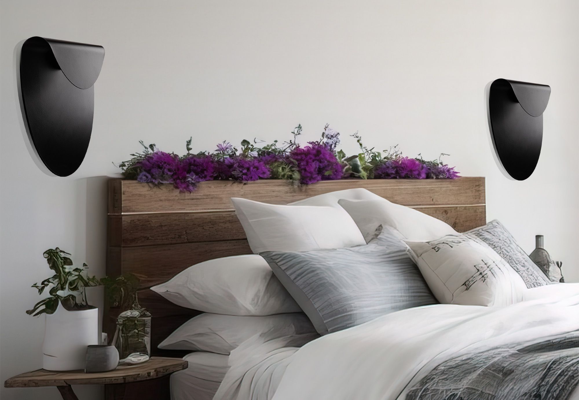 Toolight, LED nástenné svietidlo APP1429-W BLACK, OSW-03098