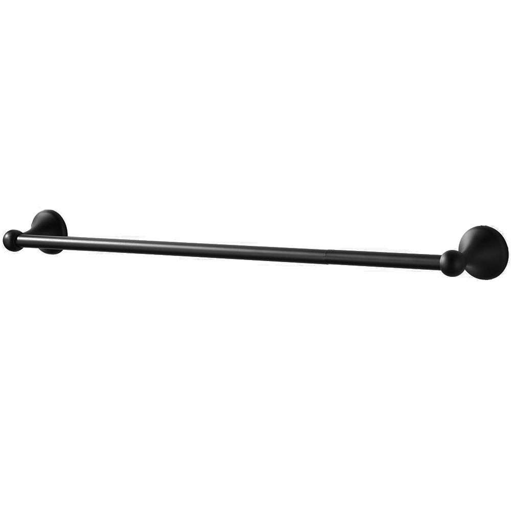 Rea Retro, jednoramenný vešiak na uteráky 60cm 332870A, čierna matná, REA-06926