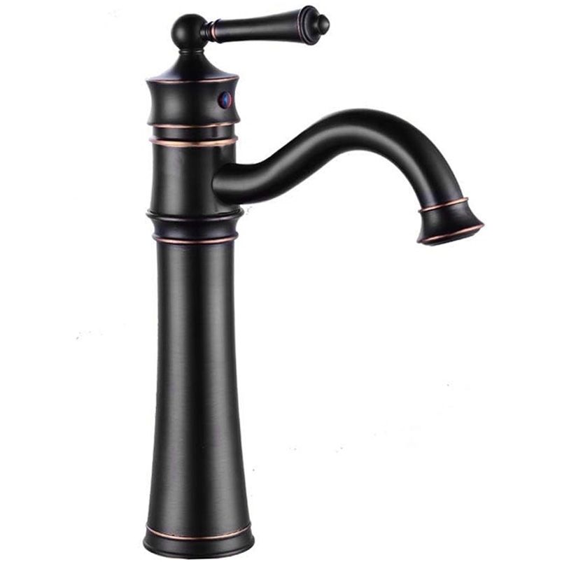Rea Vintage, vysoká umývadlová batéria h-340, čierna matná, REA-B0227