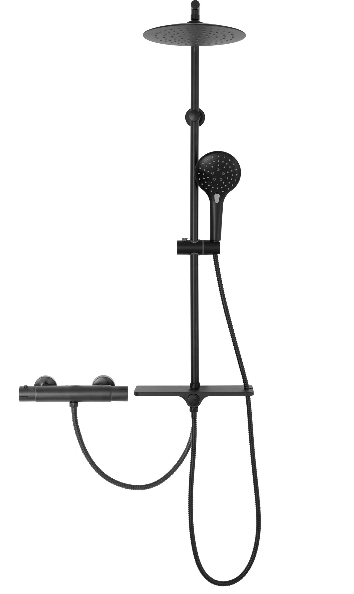 Rea Mike - sprchový set, čierna, REA-P0550