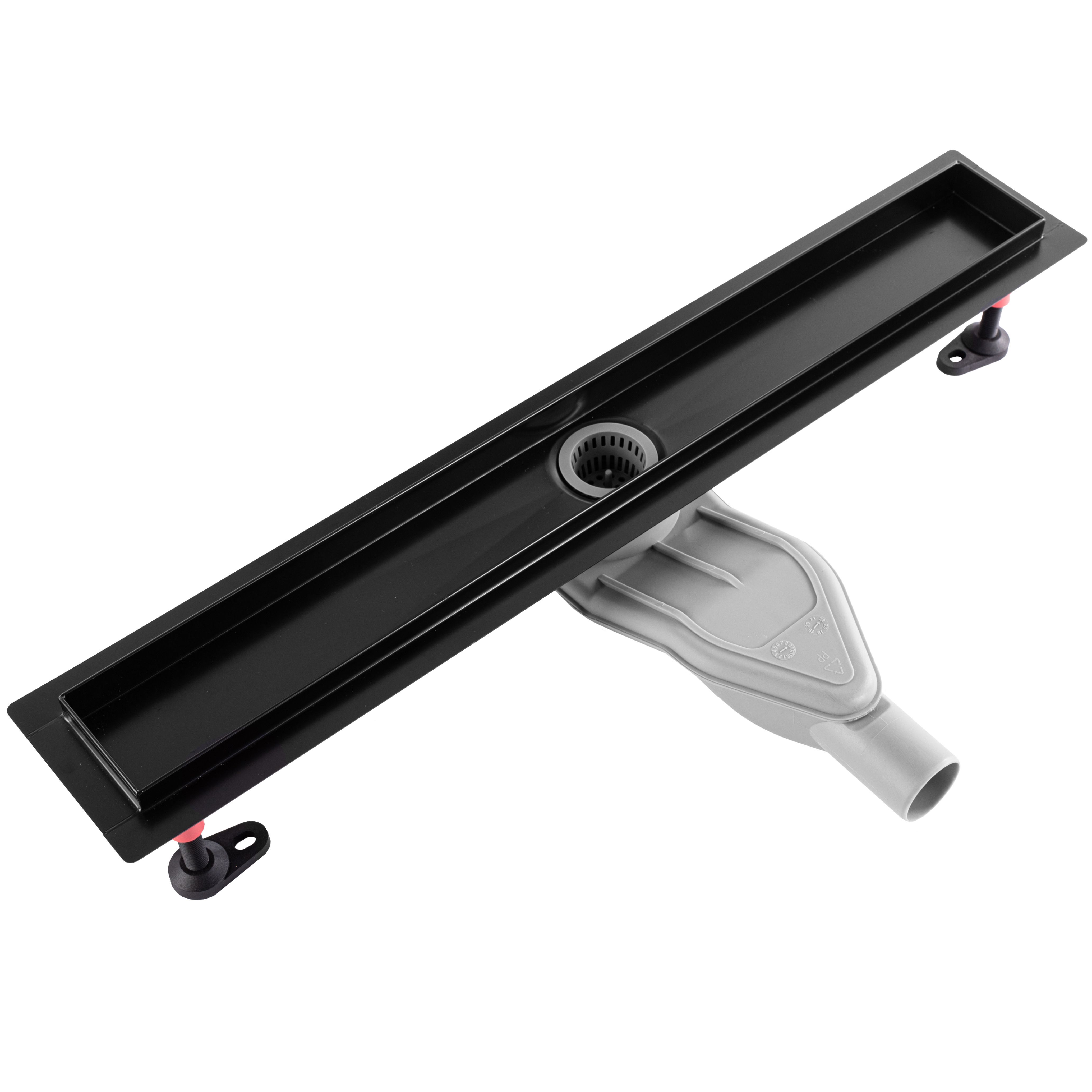 Rea NEOX Superflow, odtokový sprchový žľab 90 cm, čierna matná, REA-G7808