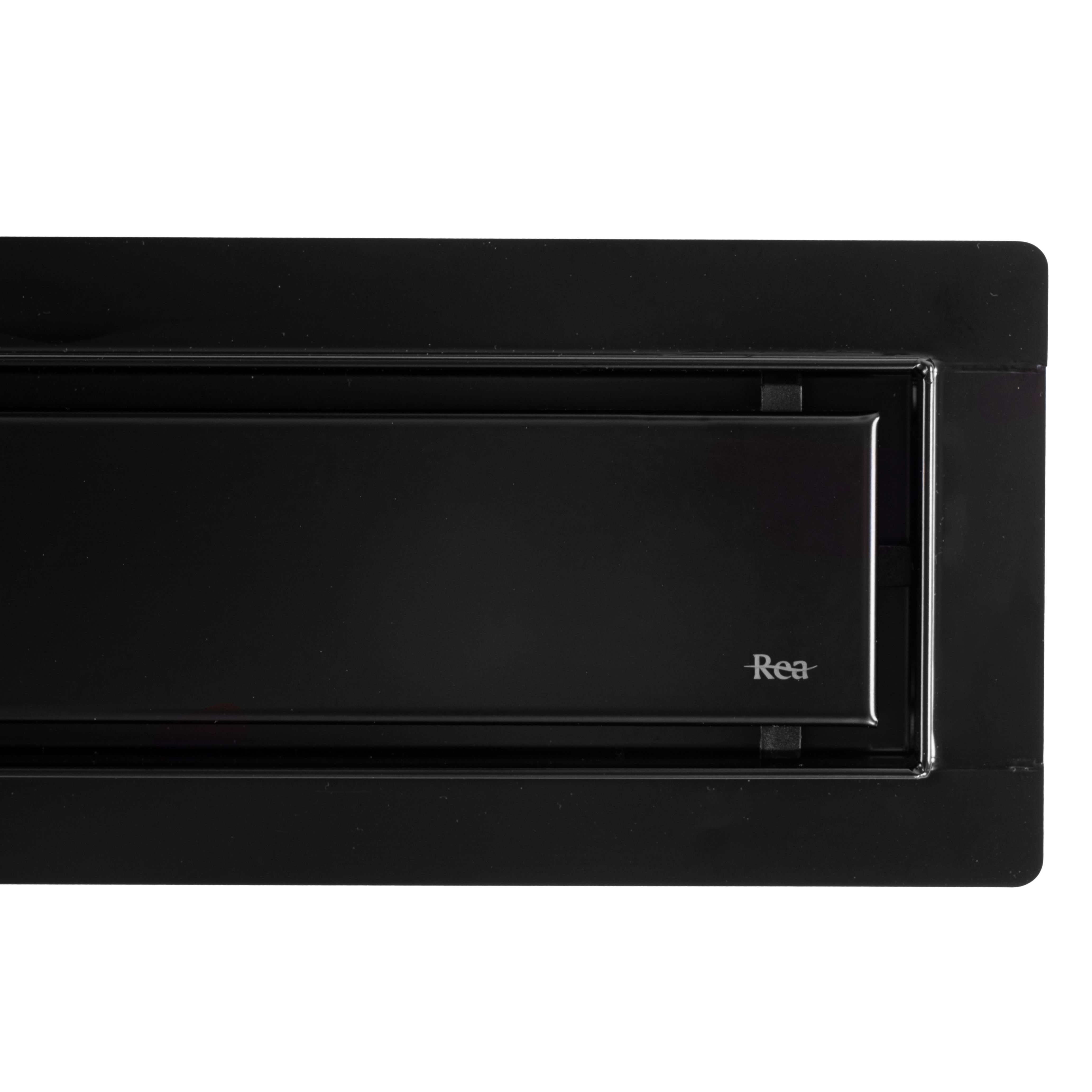 Rea NEOX Superflow, odtokový sprchový žľab 90 cm, čierna matná, REA-G7808
