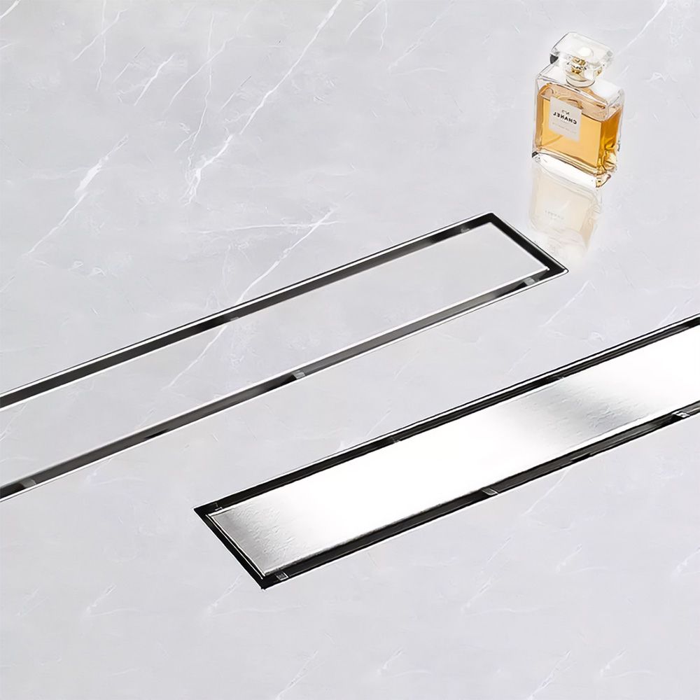Rea Neox, odtokový sprchový žľab 80 cm, brúsená oceľ, REA-G2503