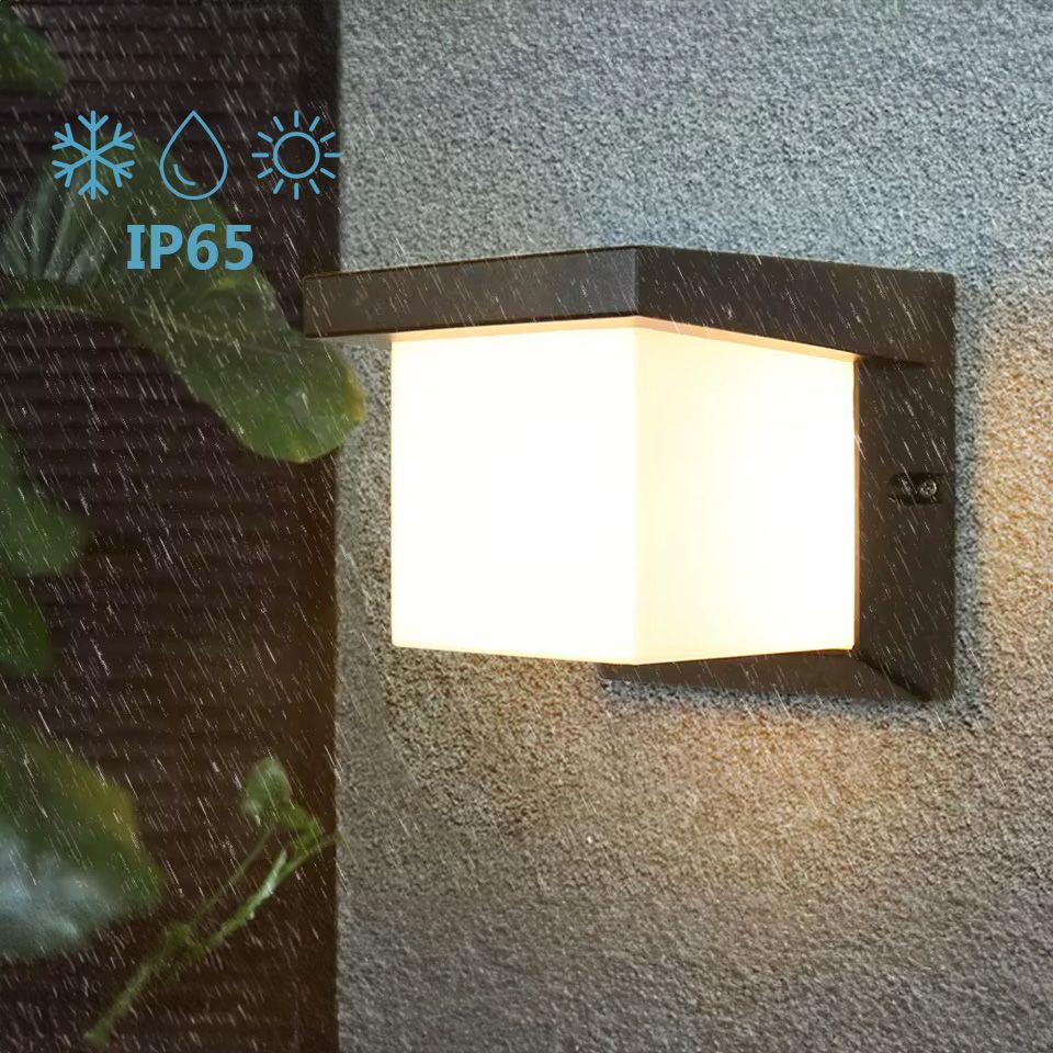 Toolight, nástenné svietidlo 16x16x19 cm, 1xE27, RSL014-1W, čierna matná, OSW-10245