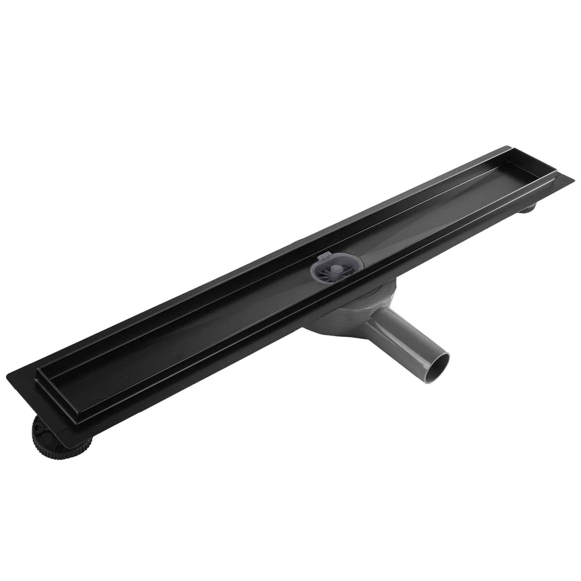 Rea Neox Pro Black, odtokový sprchový žľab 80 cm, čierna matná, REA-G7803