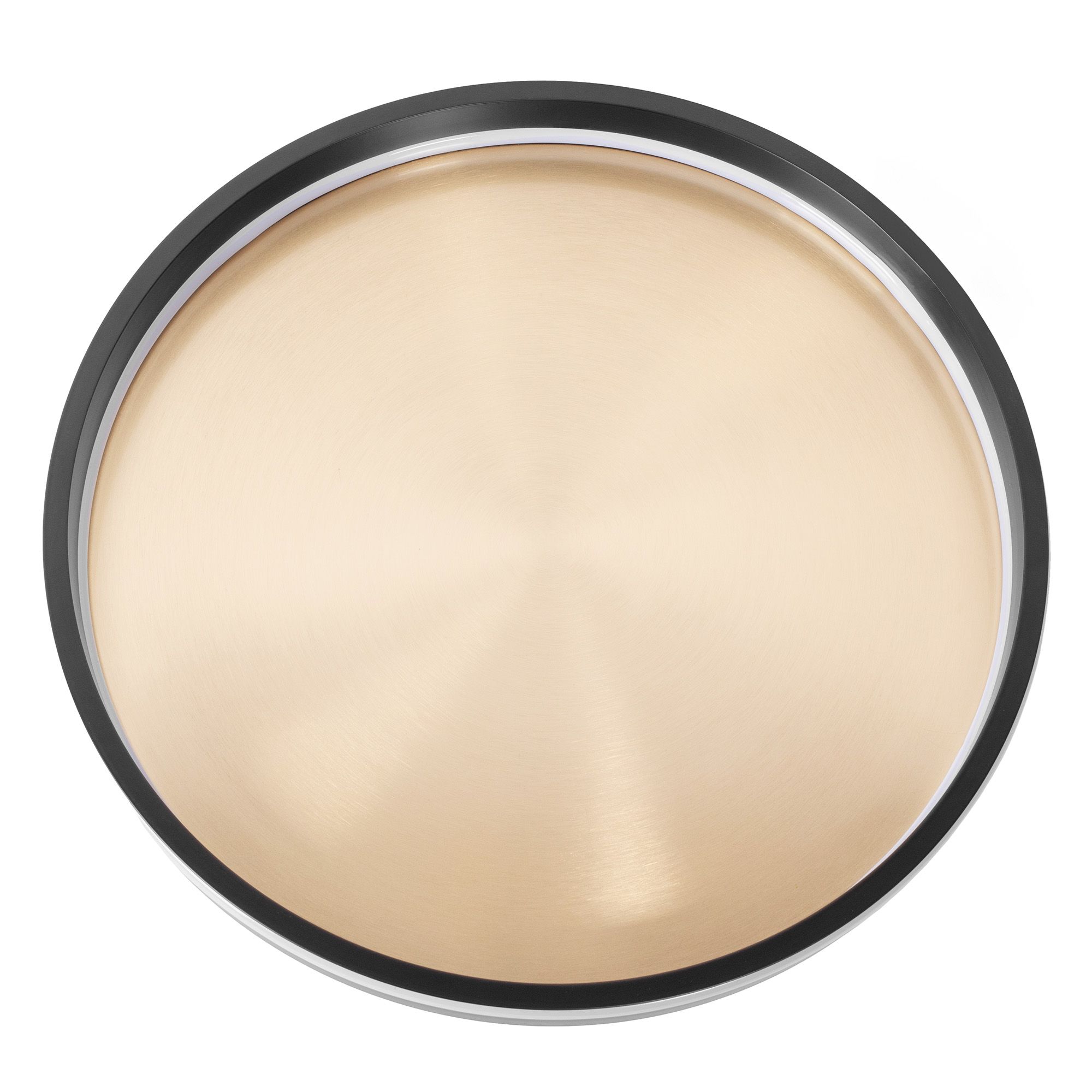 Toolight, LED stropné svietidlo 40cm, 22W, APP1464, čierna-zlatá, OSW-07981