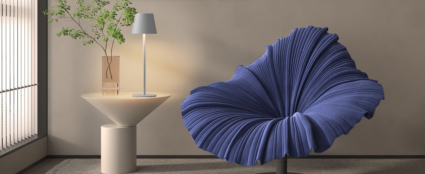 Toolight, dotyková LED nočná stolná lampa 5W, 3 farby svetla, USB napájanie, APP1369-T GREY, šedá, OSW-08631