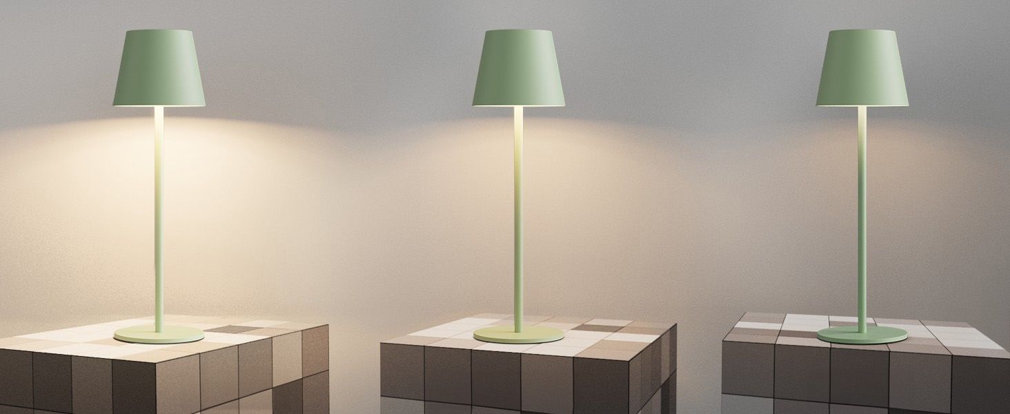 Toolight, dotyková LED nočná stolná lampa 5W, 3 farby svetla, USB napájanie, APP1368-T GREEN, svetlá zelená, OSW-08630
