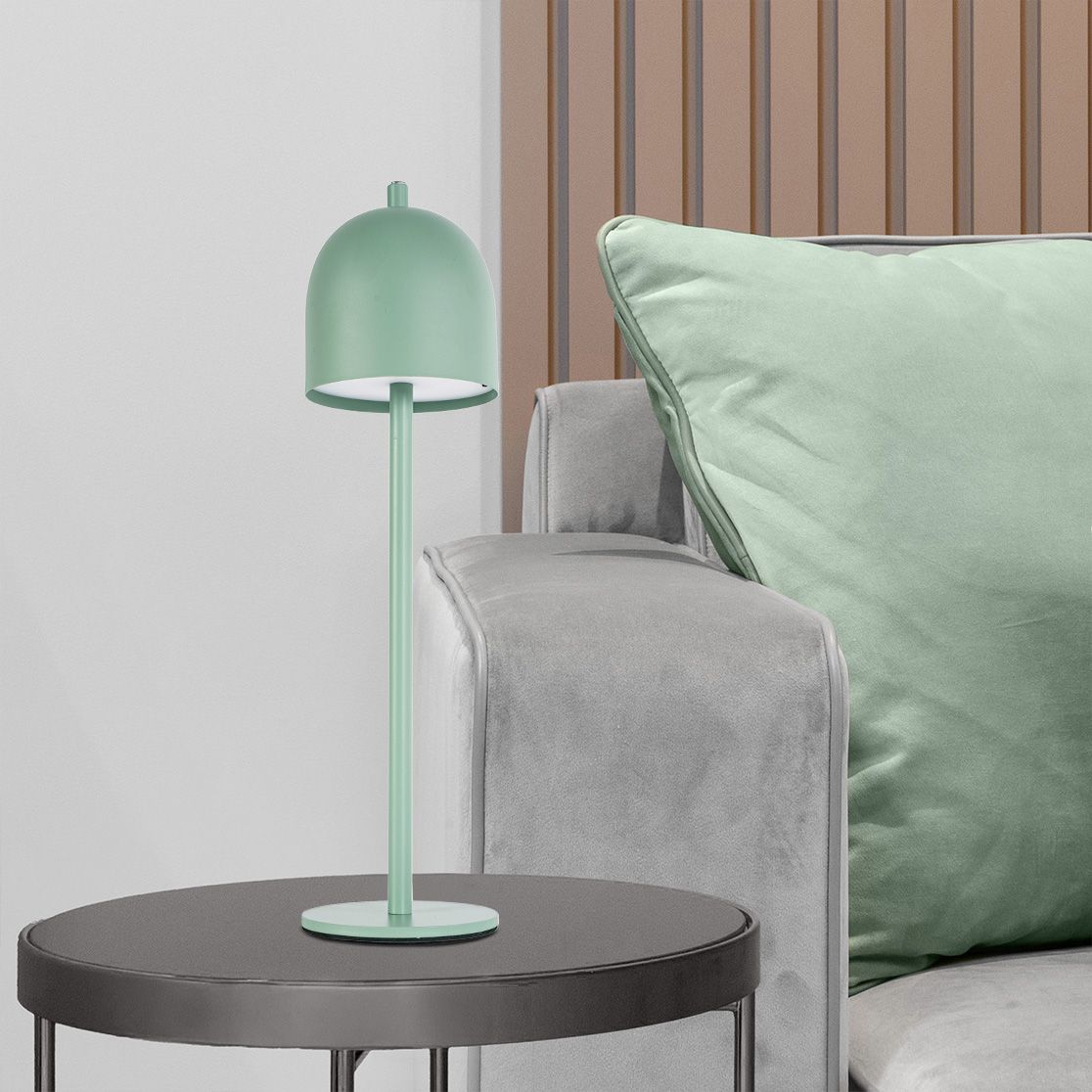 Toolight, bezdrôtová nočná USB lampa APP1361-T, zelená matná, OSW-08624