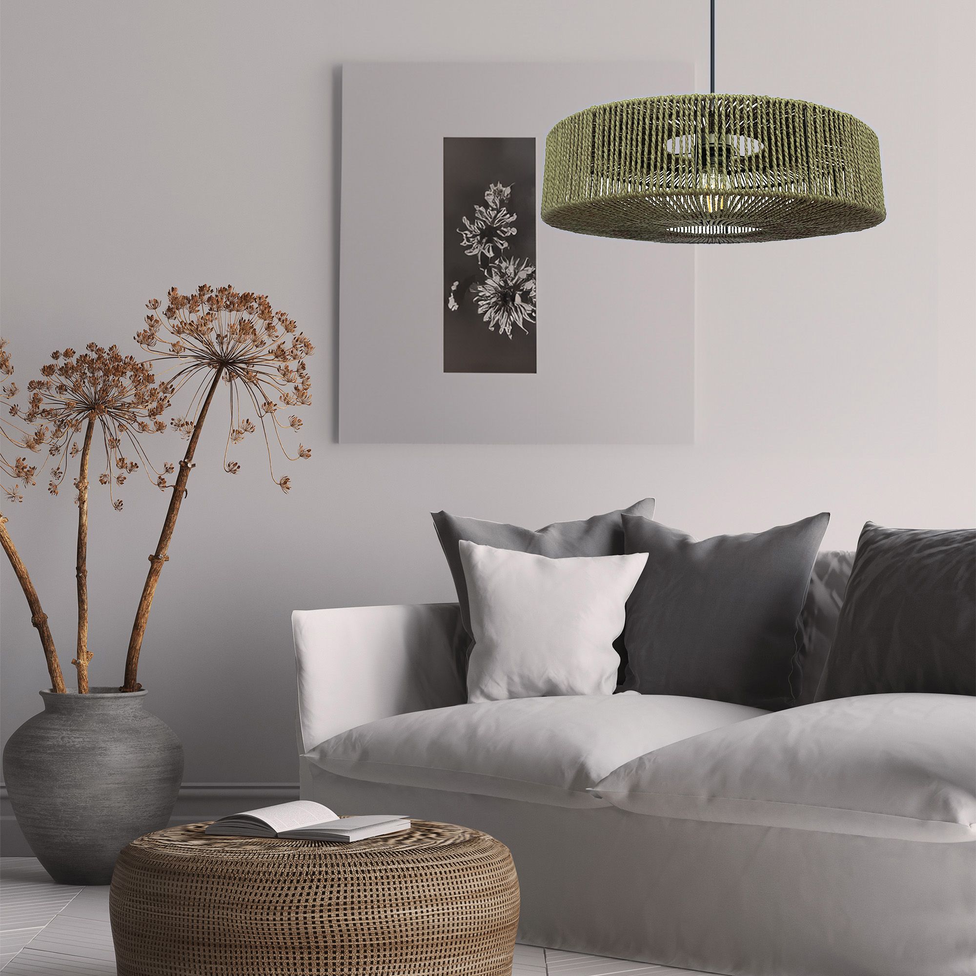 Toolight, Stropné svietidlo APP1296-1CP GREEN, OSW-08968