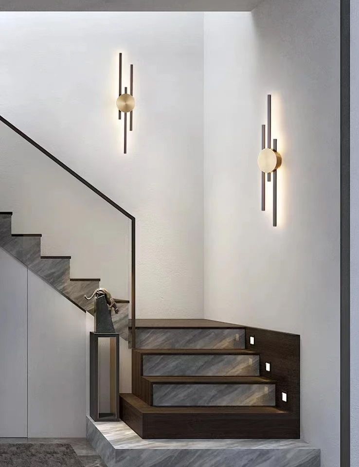 Toolight, Nástenné svietidlo LED APP1437-W BLACK GOLD, OSW-07685