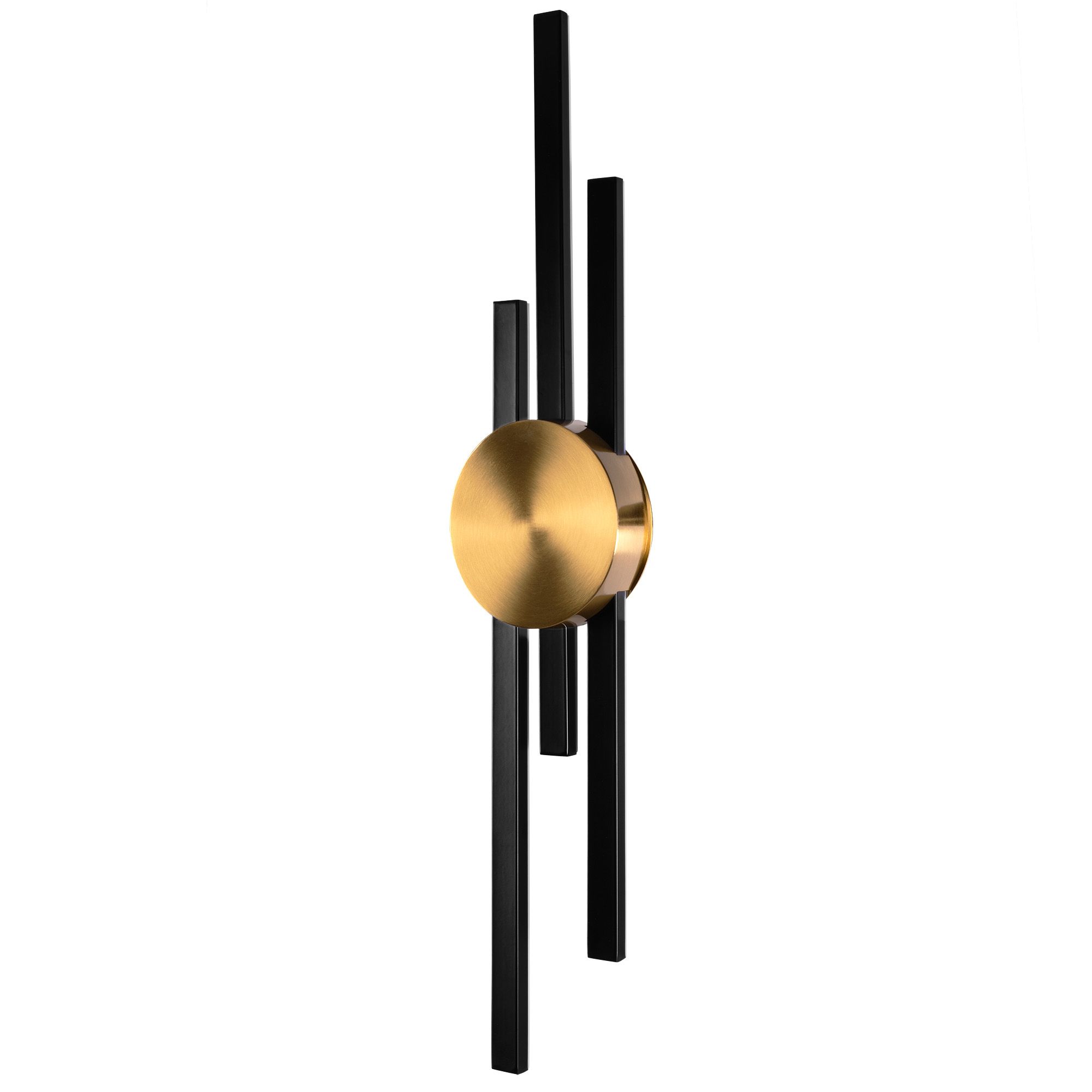 Toolight, Nástenné svietidlo LED APP1437-W BLACK GOLD, OSW-07685
